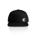 C-Logo 7 Panel Cap - Black